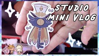 Mini art studio vlog    Just packing some orders