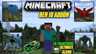 Minecraft ben 10 ultimate aliens mod download  Minecraft Ben 10 addon ultimate aliens 