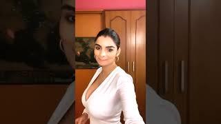 anveshi jain live no bra girl broadcast girl morning live video#anveshijain #celebrityvideo