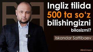 Ingliz tilida 500 ta so‘z bilishingizni bilasizmi?