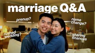 Getting Married Q&A  how we met wedding plans prenup?