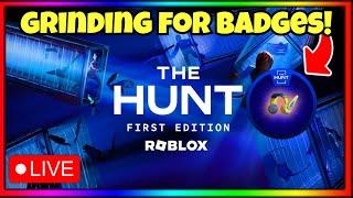  LIVE ROBLOX THE HUNT GRINDING BADGES + PET SIMULATOR 99 UPDATE TOMORROW  ROBLOX