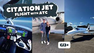 Citation CJ3+ Private Jet Flight with ATC New Orleans to Orlando