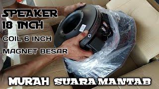 REVIEW SPEAKER 18 INCH VOICE COIL 6 inch TERMURAH PD.186C003