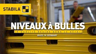 Niveaux à bulle STABILA Made in Germany – la qualité réside dans le détail - USA  Canada