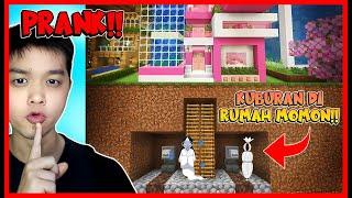 PRANK BANGUN KUBURAN DI RUANG RAHASIA MOMON  Feat @sapipurba Minecraft