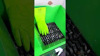 Gloves VS Shredder   #shredder #shredding #satisfying #oddlysatisfying #satisfyingvideo #asmr