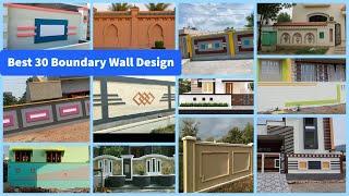 Modern Boundary Wall Design  Beautiful Compound wall Ideas  Front Boundary wall design for home