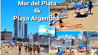 4K 60FPS Caminando por las playas de Mar del Plata 2020