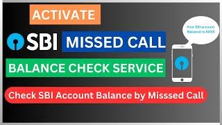 How To Register SBI Missed Call Balance Check Service  Check SBI Account Balance by Missed Call