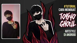 Cara Membuat Vector Anime Tokyo Ghoul Style diAndroid  Infinite Design