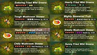 All The Best Recipes & Buffs - The Legend of Zelda Tears of The Kingdom