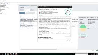 check policy components in Kaspersky Endpoint Security
