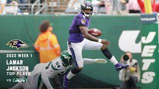 Lamar Jackson best plays vs. Jets  NFL 2022 Week 1