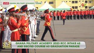 Ghana Military Academy 223 RCC Intake 62 and SSCSD Course 60 Graduation Parade
