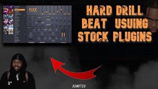 How To Make Hard Drill Beats From Scratch  FL Studio Tutorial  Stock Plugins