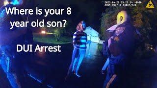 Drunk mom crashes with her kid in the car - New Jersey DUI arrest