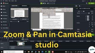 How to zoom part of screen in camtasia studioZoom and Pan with animation in  Camtasia studio