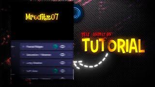 Text animation tutorial  Ae like text animation tutorial  Alight motion