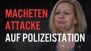 KURZMELDUNG Macheten-Mann STÜRMT Polizeistation in Linz am Rhein.