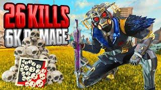 Bloodhound 26 KILLS and 6K Damage Apex Legends Gameplay Season 21