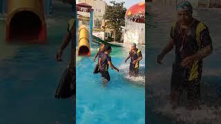 Enjoying water park 