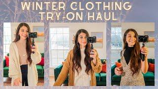 WINTER OUTFITS  Hello Molly Try On Haul + Discount Code