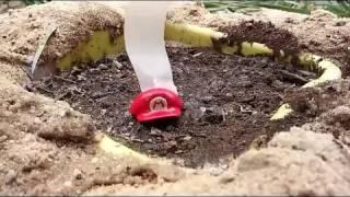 Mario sinks in quicksand