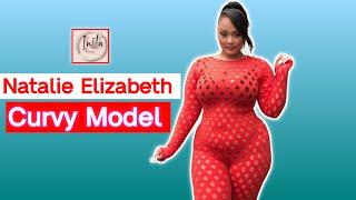 Natalie Elizabeth .. British Curvy Plus-sized  Model  Beautiful Fashion Model  Wiki Biography