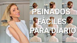 PEINADOS FÁCILES PARA CABELLO CORTO Y LARGO. MOÑOS RÁPIDOS Y FRESQUITOS Asesora de Imagen y Moda