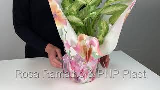 Spring 2024\\How to Wrap a Plant pot gift wrapping #wrapflowers