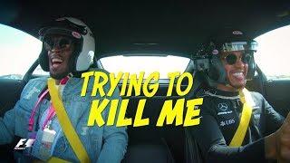 Lewis Hamilton vs. Usain Bolt - Crazy AMG Onboard Action in Austin