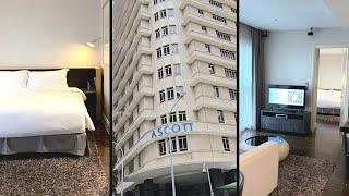 Best Hotel in Singapore - Ascott Raffles Place  Deluxe Suite Full Room Tour
