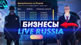 ОБЗОР БИЗНЕСОВ НА LIVE RUSSIA Community CRMP MOBILE ANDROID