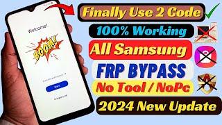All Samsung Google Account BypassUnlock 2024  Samsung Frp Bypass Android 1112 1000% Without PC