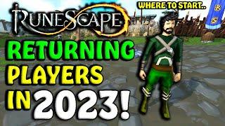 BEST Tips For NEW & RETURNING Players - RuneScape 3 2023