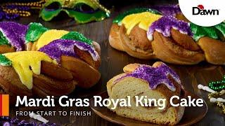 Mardi Gras Royal King Cake