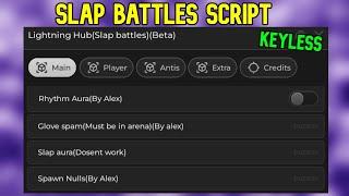 Slap Battles Script  Roblox Script  Not Patched  No Ban