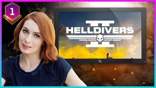Felicia Day and friends play Helldivers 2 Part 1