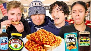 American Highschoolers try British comfort food for the first time