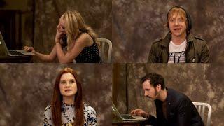 Harry Potter cast doing the Pottermore House Test full video