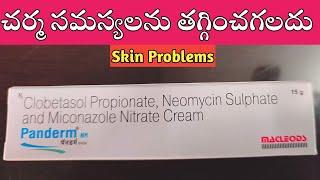Skin problems control with Panderm NM cream in telugu ll skin allergies