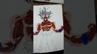 Goku Omni God Drawing Part1