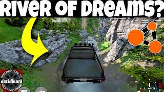 BeamNG Drive - Truck Crawling Over the River and Through the Woods