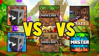 Craftsman VS Minecraft PE 1.19 VS Super Crafting and Building 2022 VS Master Craft Building Craft