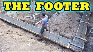 How to Pour Concrete Footers for Block Walls start to finish DIY