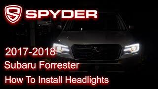 Spyder Auto Installation 2014-2018 Subaru Forester Headlights