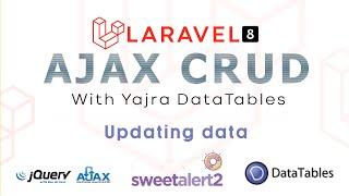 Laravel 8 Ajax CRUD  Updating data