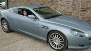 Owen behind the Wheel of the DB9