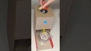 How to make a water dispenser out of cardboard #shortsvideo #short #shorts#shortvideo #youtube